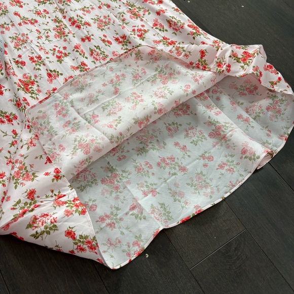 BNWT RUMORED Floral Square Neck Puff Sleeves Maxi Dress Cottagecore, Romantic - Picture 14 of 14